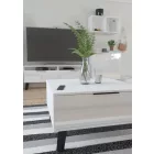 Sve-868 fehér magasfényű komód