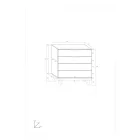 Sve-890 fiókos komód