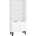 Sve-663 fehér könyvespolc