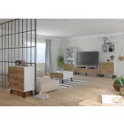 Sve-664 tölgy könyvespolc