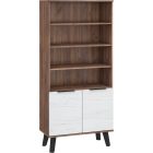 Sve-665 tölgyfa könyvespolc