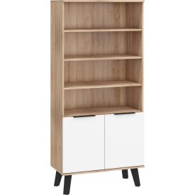 Sve-668 tölgyfa könyvespolc