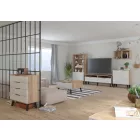 Sve-668 tölgyfa könyvespolc