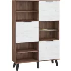 Sve-671 tölgyfa könyvespolc