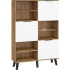 Sve-673 tölgy könyvespolc