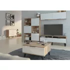 Sve-674 tölgyfa könyvespolc