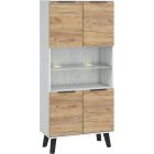 Sve-676 tölgy könyvespolc