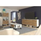 Sve-676 tölgy könyvespolc