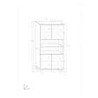 Sve-678 fa könyvespolc