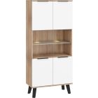 Sve-680 tölgyfa könyvespolc