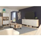 Sve-680 tölgyfa könyvespolc