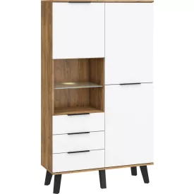 Sve-488 magasfényű fehér gardróbszekrény