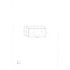 Sve-344 ajtós fali szekrény