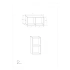 Sve-334 kicsi fali polc