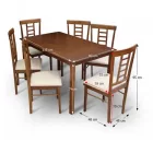 6 személyes fix étkezőgarnitúra T10175