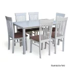 Fa asztallapos étkezőasztal T10179