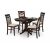 Fa asztallapos étkezőasztal T12950