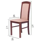 Ba-DM étkezőszék fehér