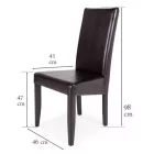 Be-DM favázas étkező szék fehér