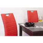Lo-DM fémvázas étkezőszék piros