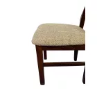 Favázas étkező szék sötét dió T15080