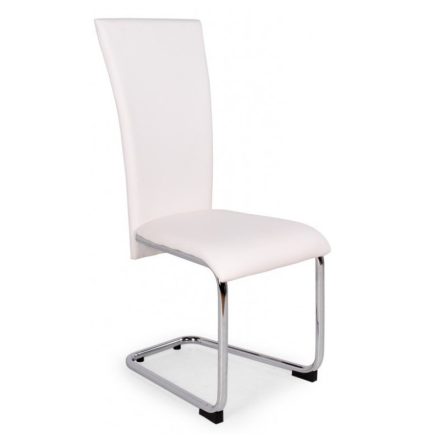 Fémlábas szék fehér T15094