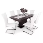 Fémlábas szék fehér T15094