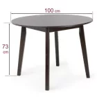 Kör alakú étkezőasztal T15117