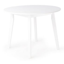 Fa asztallapos étkezőasztal fehér T15118