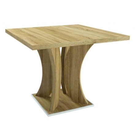 Fa asztallapos étkező asztal fix Sonoma tölgy T15123-1-58