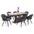 Fa asztallapos étkező asztal fix San remo tölgy T15123-1-62