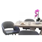 Fa asztallapos étkező asztal fix San remo tölgy T15123-1-62