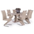 Fa asztallapos étkezőasztal Sonoma tölgy T15124-1-58