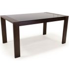 6 személyes étkező asztal Mogyoró fekete T15155-2-4767