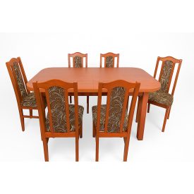 6 személyes kibővíthető étkező garnitúra T15556