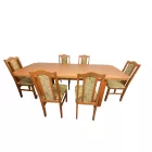 6 személyes kibővíthető étkezőgarnitúrák T15558