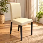 Favázas étkezőszék Wenge bézs T15727-2-4878