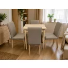 Favázas étkezőszék Sonoma cappuccino T15727-2-4879