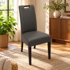 Favázas étkezőszék Wenge szürke T15732-2-4922