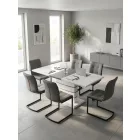 Fémvázas étkezőszék Világosszürke T15739-2-4952