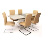 Au-DSZ fa asztallapos étkezőasztal Cappuccino