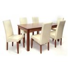 Be-DSZ 6 személyes asztal Petra tölgy