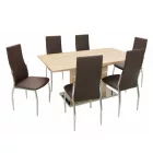 Fa asztallapos étkezőasztal 160 T15773