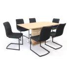 Fa asztallapos étkezőasztal 160 T15773