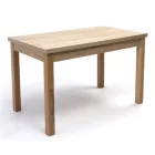 Be-DSZ fa asztallapos étkezőasztal 120+40x70 Calvados