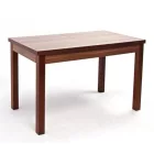 Be-DSZ fa asztallapos étkezőasztal 120+40x70 Calvados