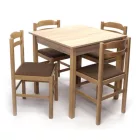 Ol-DSZ Éttermi asztal Világos dió