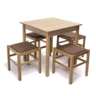 Ol-DSZ Éttermi asztal Világos dió