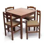 Ol-DSZ Éttermi asztal Világos dió