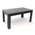 At-DSZ fa asztallapos étkezőasztal 160+50x90 Canyon tölgy